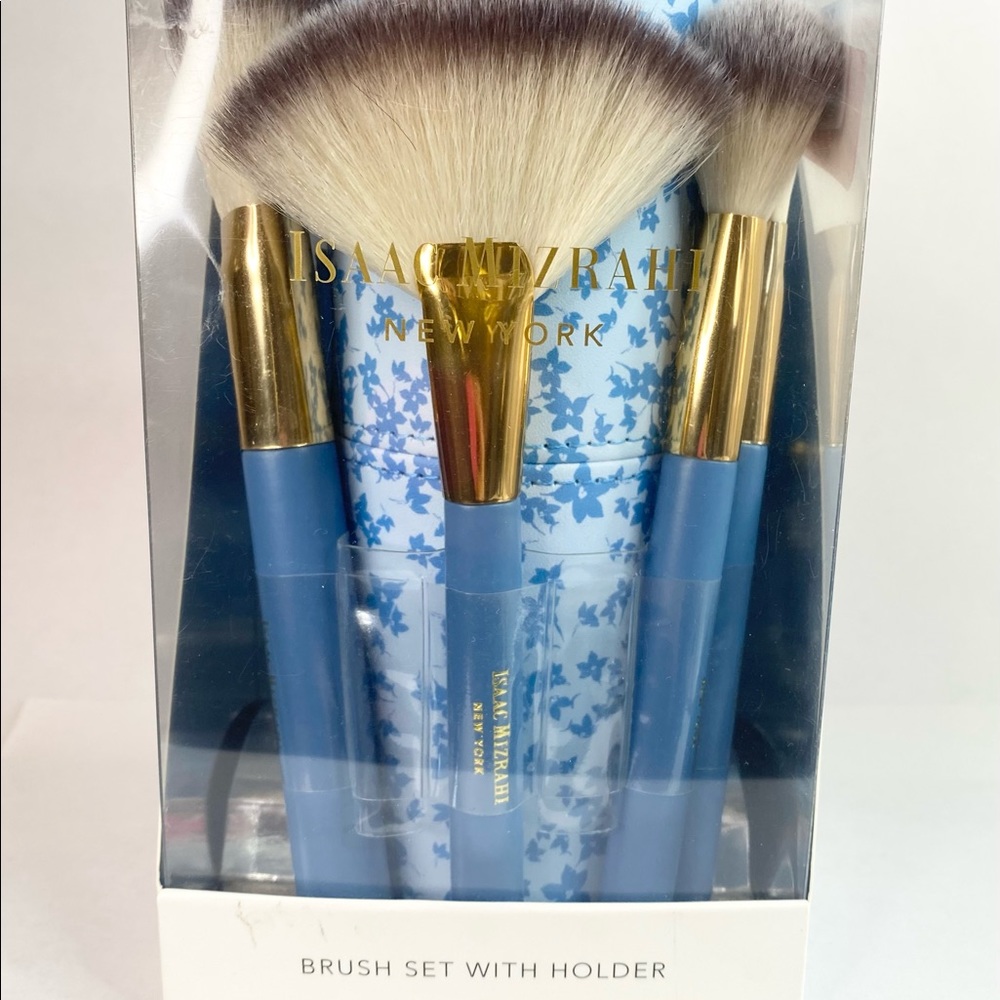 🆕Isaac Mizrahi Brush set with Holder